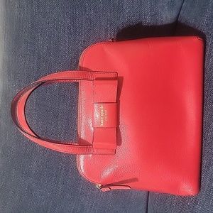 Kate Spade Red bow satchel